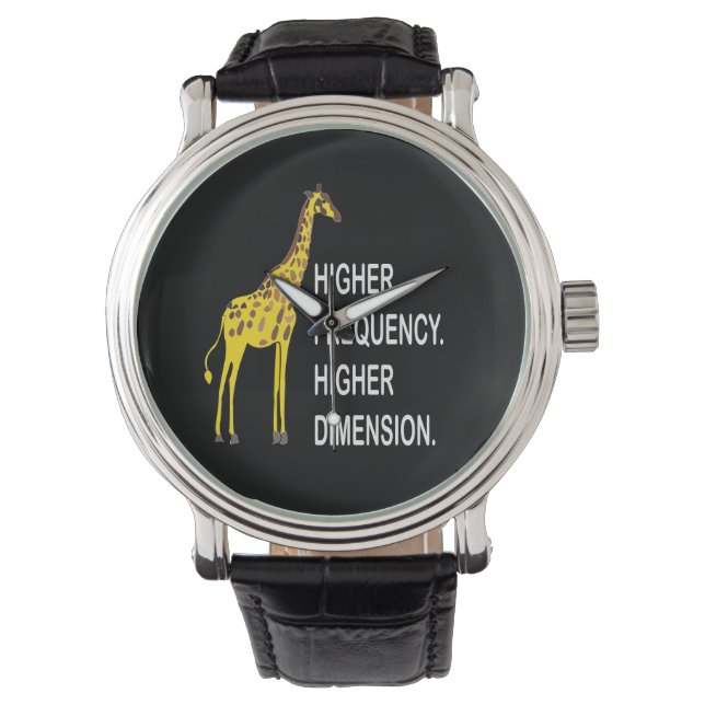 Funny Giraffe Pun Armbandsur (Framsida)