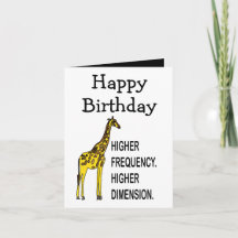 Funny Giraffe Pun Grattis på födelsedagen