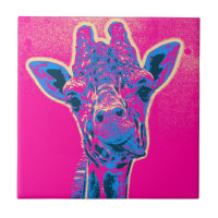 Funny Giraffe Sticking out Hans Tunga