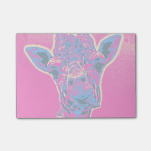 Funny Giraffe Sticking out Hans Tunga Post-it Block