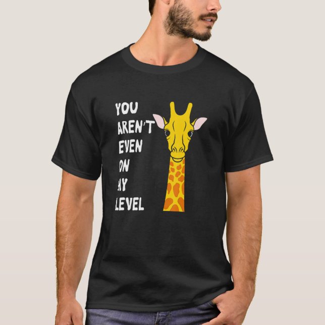 Funny Giraffe T Shirt (Framsida)