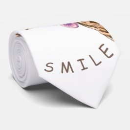 Funny Giraffe Tunga Out and Playful Wink - Smile  Slips