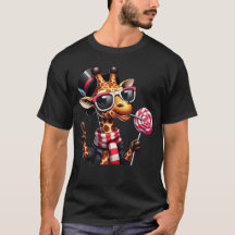 Funny Giraffe Wearing Sunglasses