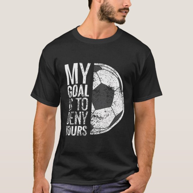 Funny Girls Goalkeeper Ocer T Shirt (Framsida)