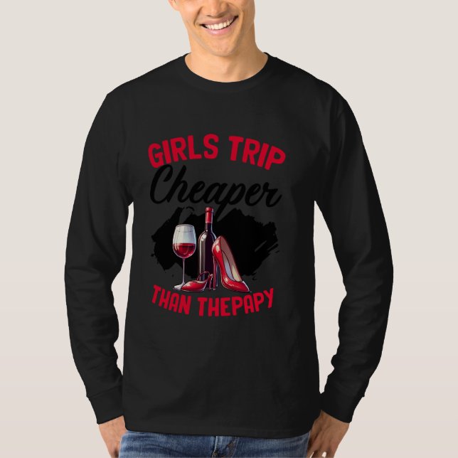 Funny Girls Resa Bachelorette Vin Party Girls Wee T Shirt (Framsida)