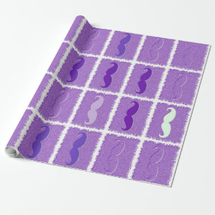 Funny Girly Mustache 4 Presentpapper