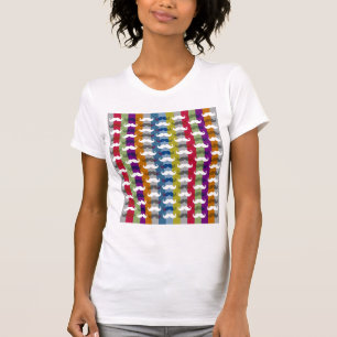 Funny Girly Mustacher 4 Tee