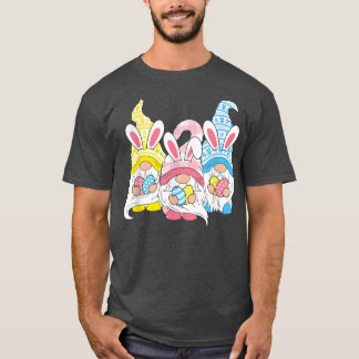 Funny Glad påsk Gnomes Påskägg Bunny Gnome T Shirt