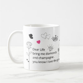 Funny Glam Quote Mug Kaffemugg