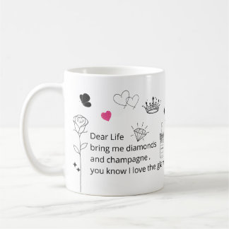 Funny Glam Quote Mug Kaffemugg