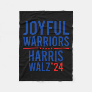 Funny Glatt Warriors Kamala Harris Waltz 2024 Fleecefilt
