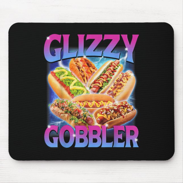Funny Glizzy Gobbler Meme Superskoj Hett Hund Gliz Musmatta (Framsidan)