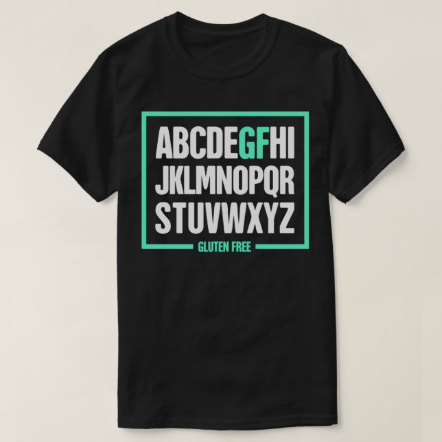 Funny Gluten Free Celiac Disease T Shirt (Design framsida)
