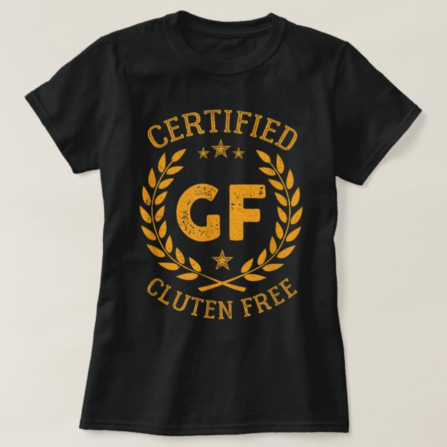 Funny Gluten Free Lifestyle Bread Celiac Disease A T Shirt (Design framsida)