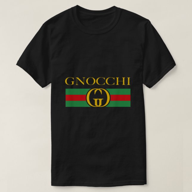 Funny Gnocchi Italienska Pasta Novelty Food Manar  T Shirt (Design framsida)