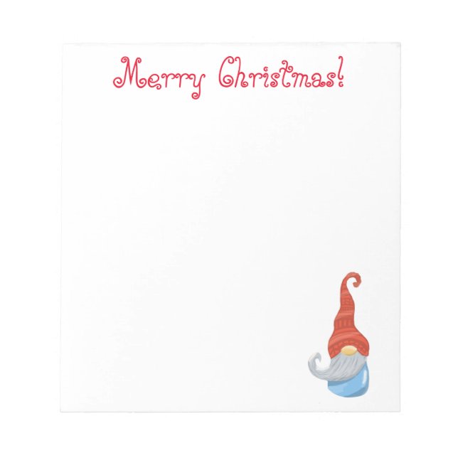 Funny gnome anteckningsblock (Framsida)