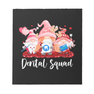 Funny Gnome Dental Squad Leprechaun Dentist Anteckningsblock