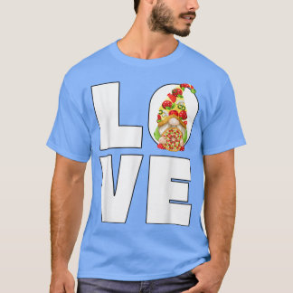 Funny Gnome For Italian Summer Vacation Girls Love T Shirt