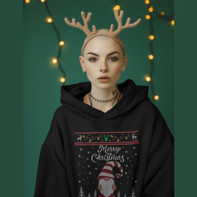 Funny Gnome God jul T Shirt (Skapare uppladdad)