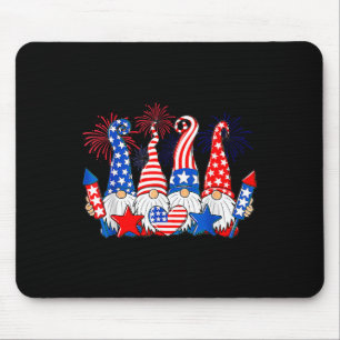 Funny Gnomes Patriotic American Flagga Cute Gnomes Musmatta