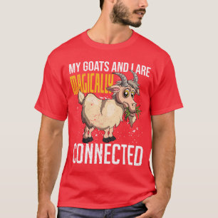 Funny Goat Älskare Farmer Farm Animal Goat T Shirt