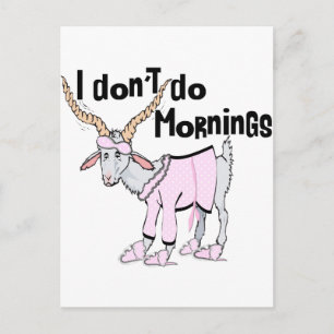 Funny Goat Apparel Vykort