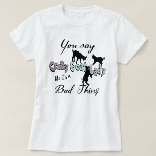 FUNNY GOAT Crazy Goat Dam Coola Pastels Tee