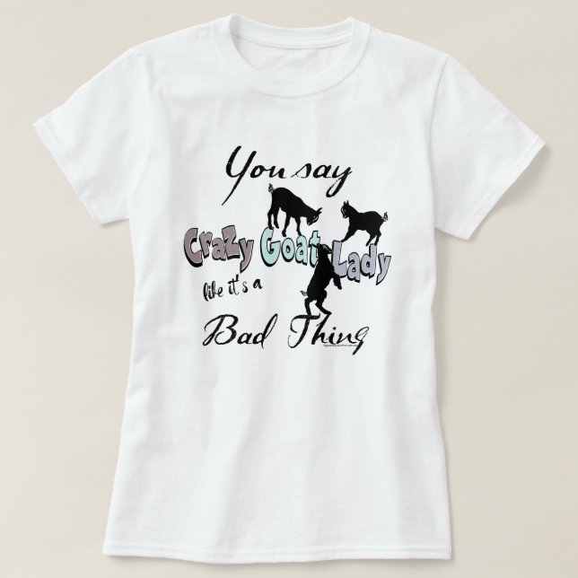 FUNNY GOAT | Crazy Goat Dam Coola Pastels Tee (Design framsida)