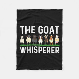 Funny Goat Design Manar Women Kid Farm Animal Pygm Fleecefilt