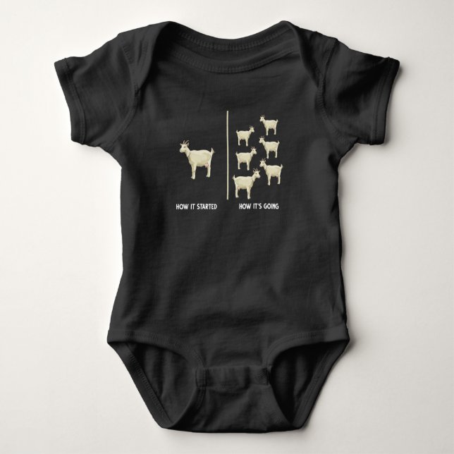Funny Goat Farmer Humor T Shirt (Framsida)