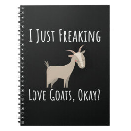 Funny Goat Gifts For Goat Lovers Farm Animal Humor Anteckningsbok