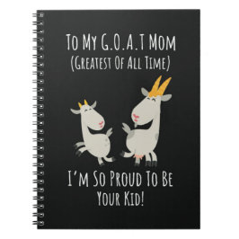 Funny Goat Gifts For Mom Women Mama Lover Anteckningsbok