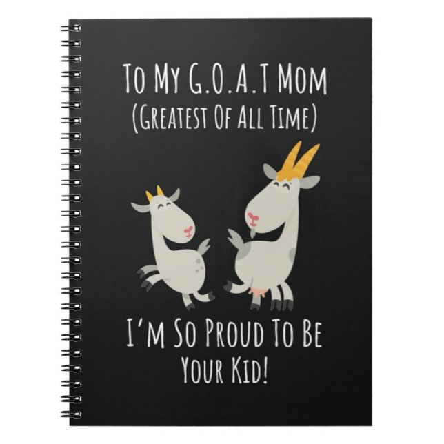 Funny Goat Gifts For Mom Women Mama Lover Anteckningsbok (Framsidan)
