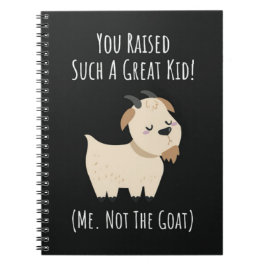 Funny Goat Mom Gifts Women Owner Pet Mama Mommy Anteckningsbok