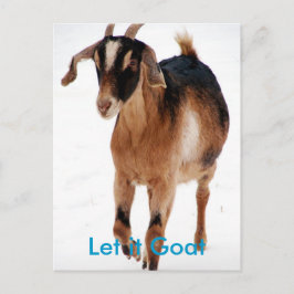 Funny Goat Parody Vykort