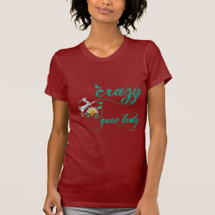 Funny Goat Shirt Crazy Goat Dam 1 Tröja