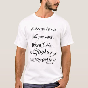 Funny Goat som säger getter får allt T Shirt