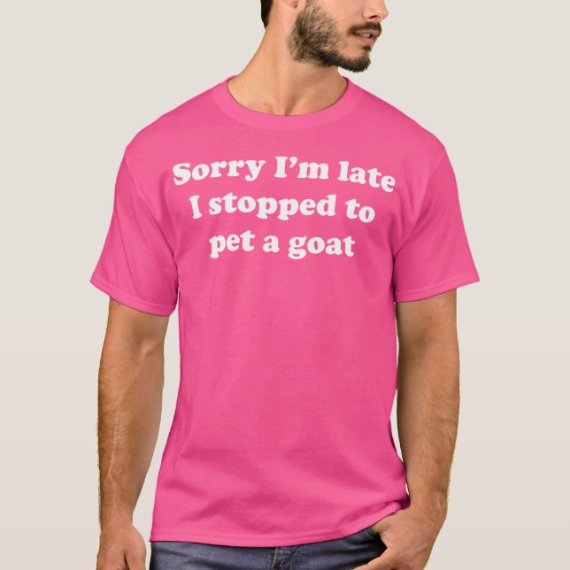 Funny Goat T Shirt (Framsida)
