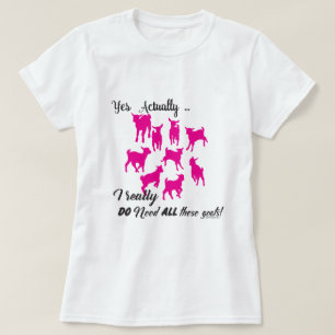 FUNNY GOATS   BEHÖVER ALLA DESSA getter GetYerGoat T Shirt