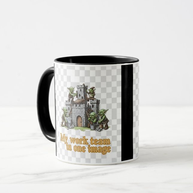 Funny Goblin Work Team Mug Mugg (Framsida vänster)