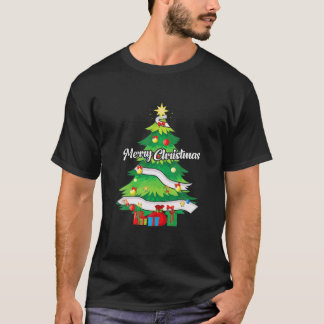 Funny God jul 2021 Träd Ornament Manar Kvinnor T Shirt