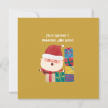 Funny God jul & Gott nytt år på spanska