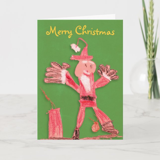 Funny God jul Helgkort (Framsida)