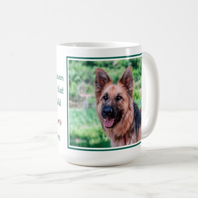 Funny God jul Hund Pappa Kaffemugg (Framsida höger)