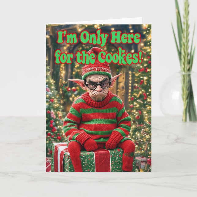 Funny God jul-kort Kort (Framsida)