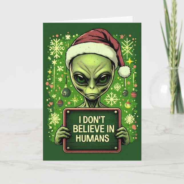 Funny God jul-kort Kort (Framsida)