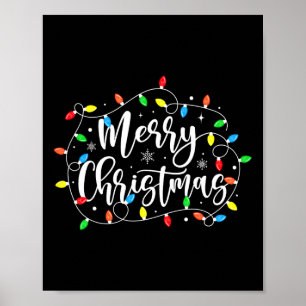Funny God jul Ljus Julafton Familj Manar Women Poster