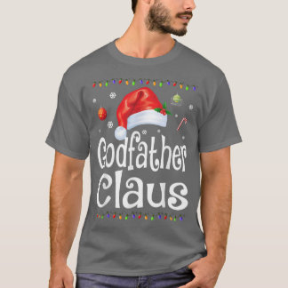 Funny Godfather Claus jul Pajamas Santa Gif T Shirt