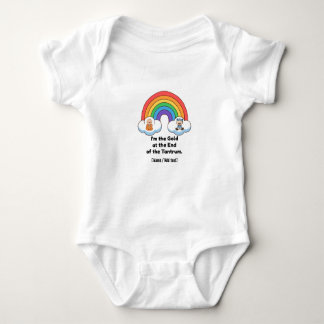 Funny "Gold at the End of the Tantrum" Rainbow Bab T Shirt
