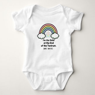 Funny "Gold at the End of the Tantrum" Rainbow T Shirt